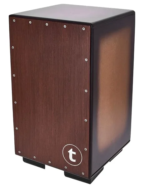 Thomann Cajon Adjustable Snare Coffee vooraanzicht