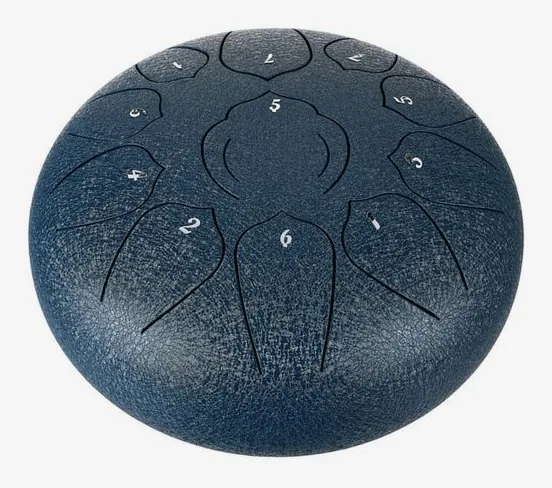 Thomann Tongue Drum 10" navy blue vooraanzicht
