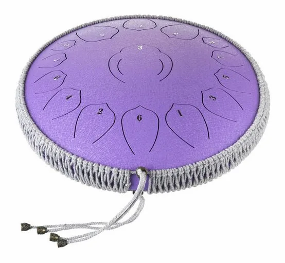 Thomann Tongue Drum 14" purple vooraanzicht