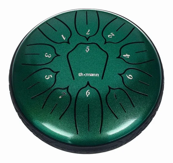 Thomann Tongue Drum 6" Lotus JG D vooraanzicht