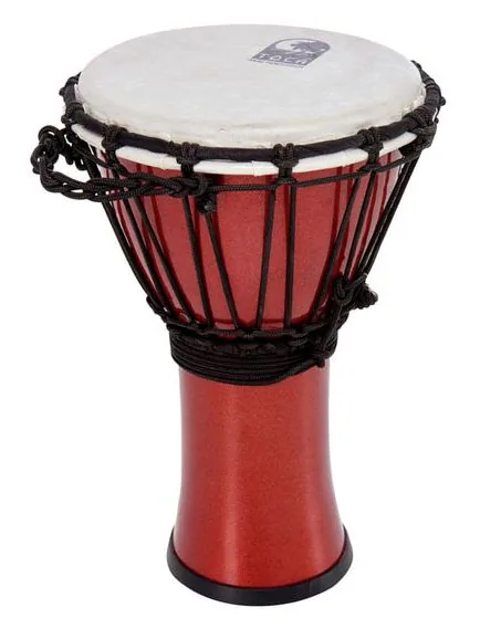 Toca 7" Color Sound Djembe Red vooraanzicht