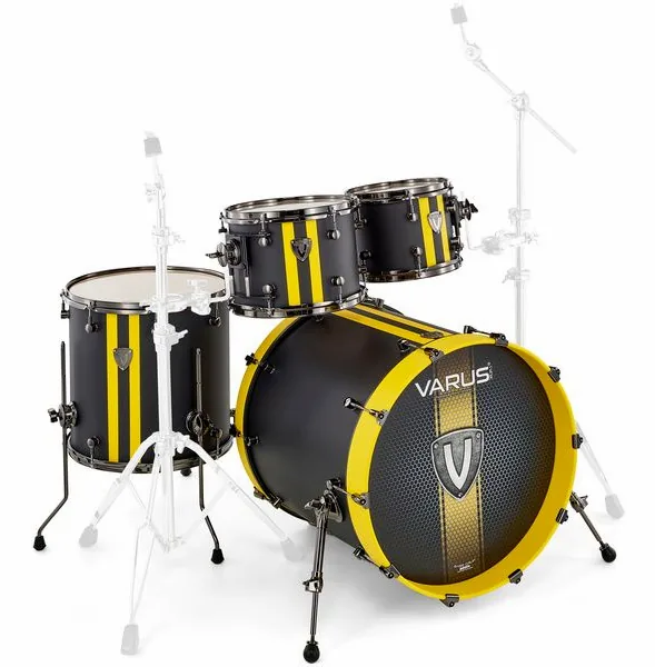 Varus Deluxe Maple Set Matte Black detail 4