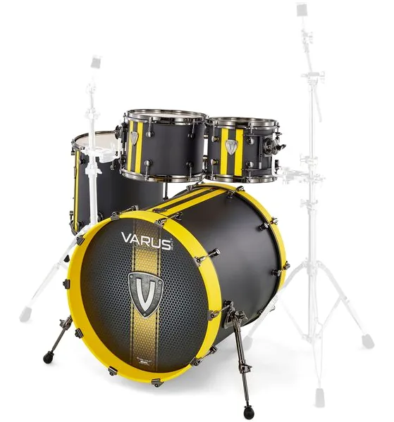 Varus Deluxe Maple Set Matte Black vooraanzicht