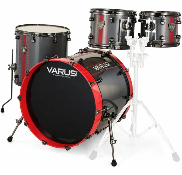 Varus Morpheus Deluxe Gray Red Set vooraanzicht