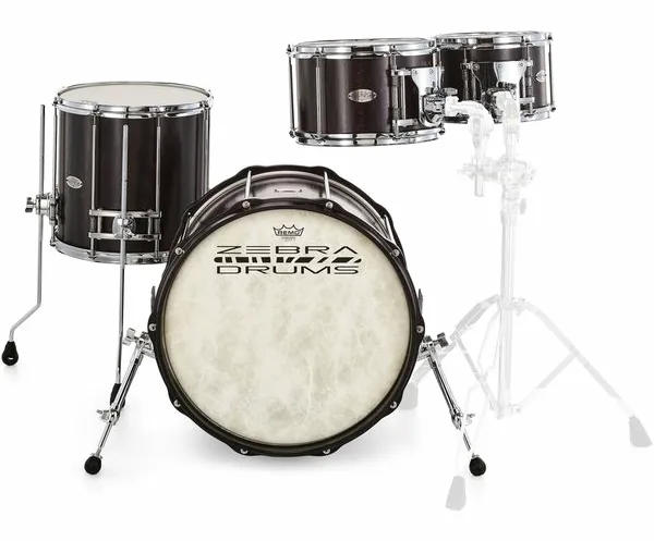 Zebra Drums Studio London Plane Tree Set detail 3