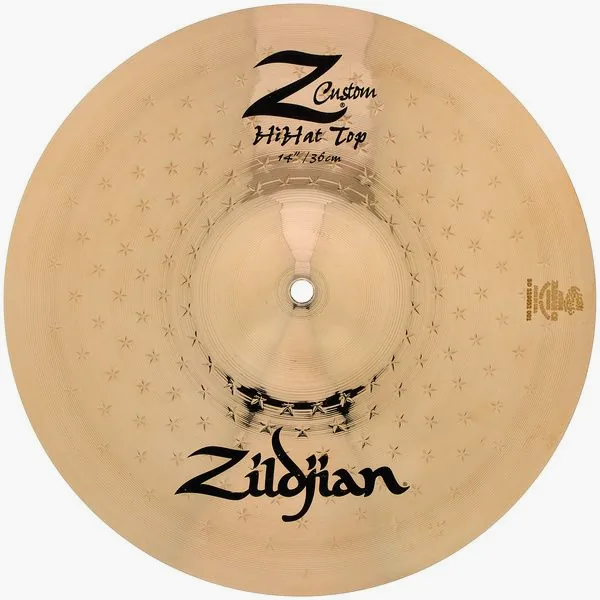 Zildjian 14" Z Custom brilliant Hi-Hat detail 4