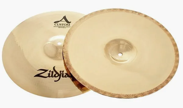 Zildjian 15" A-Custom Mastersound Hi-Ha detail 3