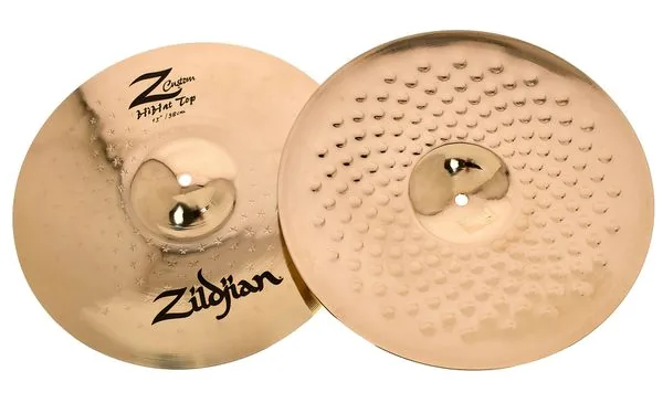 Zildjian 15" Z Custom brilliant Hi-Hat detail 3