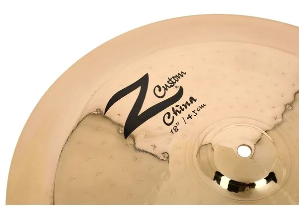 Zildjian 18" Z Custom China brilliant detail 4