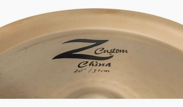 Zildjian 20" Z Custom China brilliant detail 4