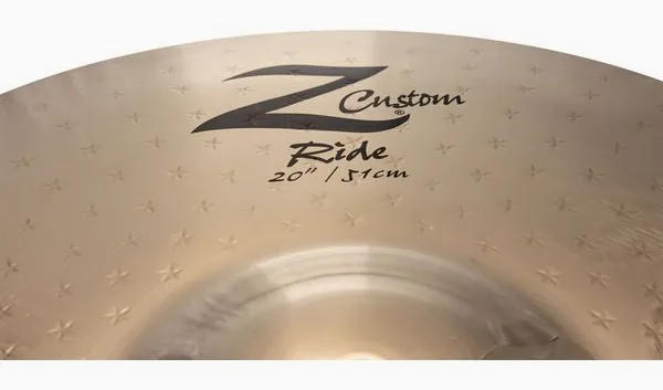 Zildjian 20" Z Custom Ride brilliant detail 4