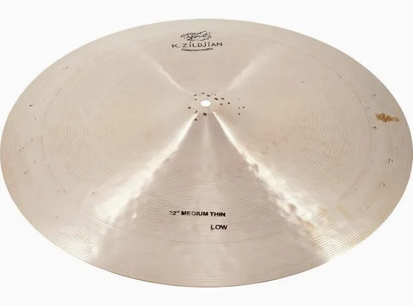 Zildjian 22" K Constantinople Low Ride vooraanzicht