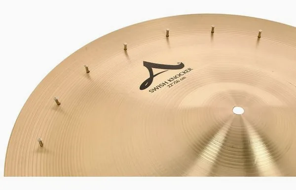 Zildjian 22" Swish Knocker with Rivets detail 4