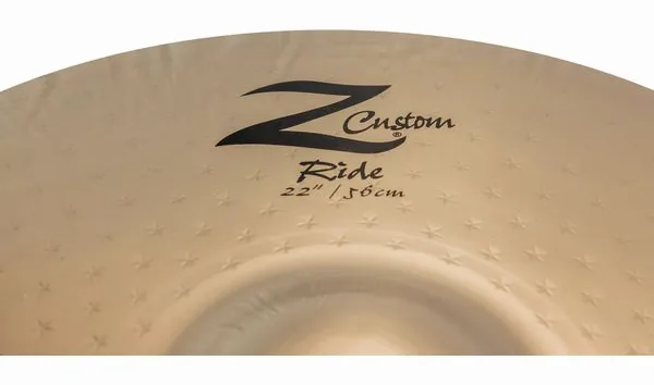 Zildjian 22" Z Custom Ride brilliant detail 4