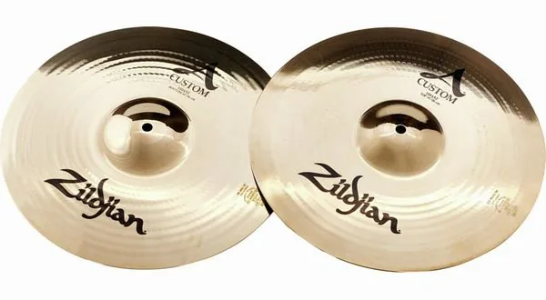 Zildjian 14" A-Custom Hi-Hat vooraanzicht