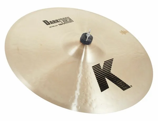 Zildjian 18" K-Series Dark Thin Crash vooraanzicht