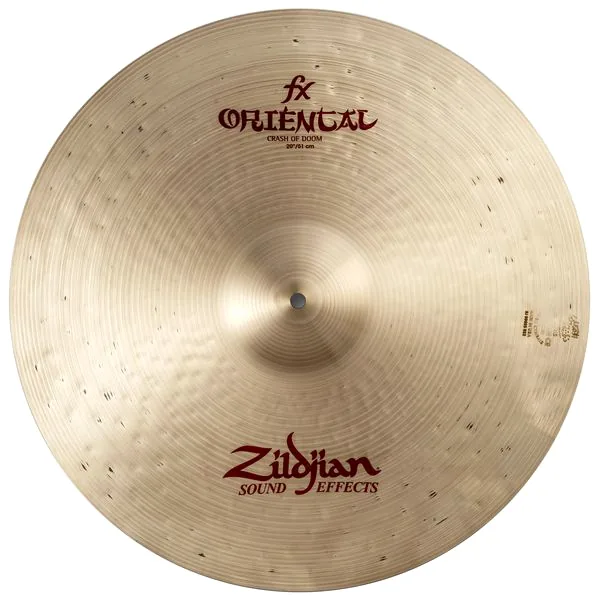Zildjian 20" Oriental Crash of Doom detail 2