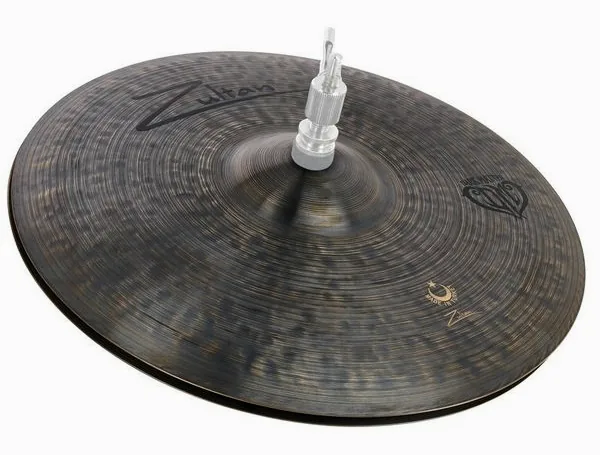 Zultan 13" Hi-Hat Medium Dark Matter vooraanzicht
