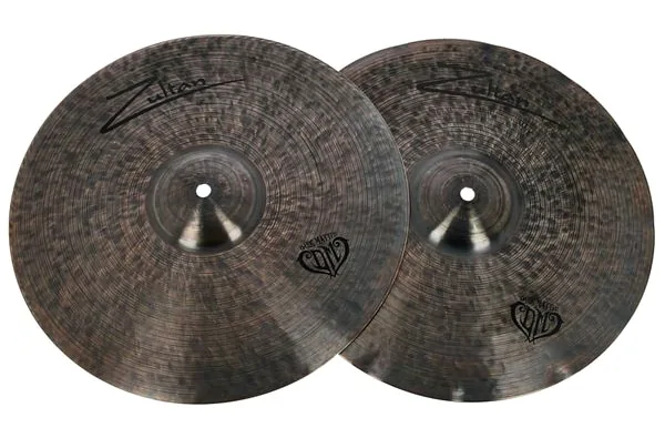 Zultan 14" Hi-Hat "dalge" Dark Matter detail 2