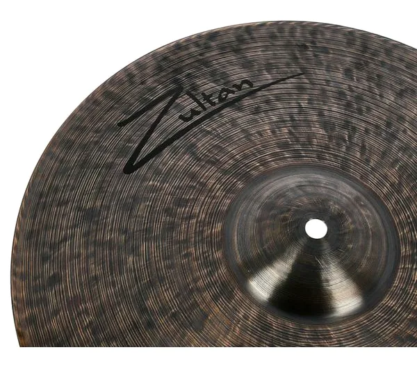 Zultan 14" Hi-Hat "dalge" Dark Matter detail 4