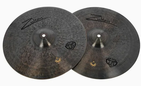 Zultan 14" Hi-Hat Medium Dark Matter detail 2