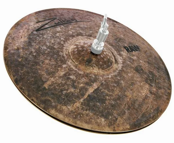 Zultan 14" Raw Hi-Hat vooraanzicht