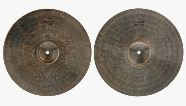 Zultan 15" Hi-Hat Dark Matter detail 3