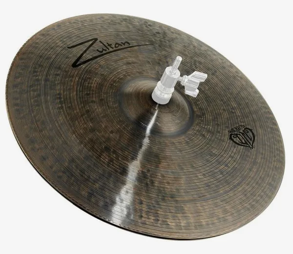 Zultan 15" Hi-Hat Dark Matter vooraanzicht