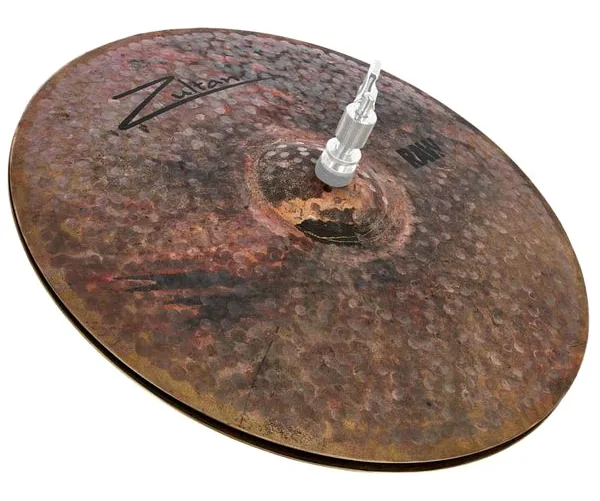 Zultan 15" Raw Hi-Hat vooraanzicht