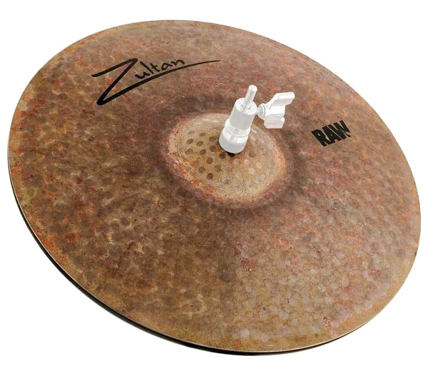 Zultan 15" Raw Jazz Hi-Hat vooraanzicht