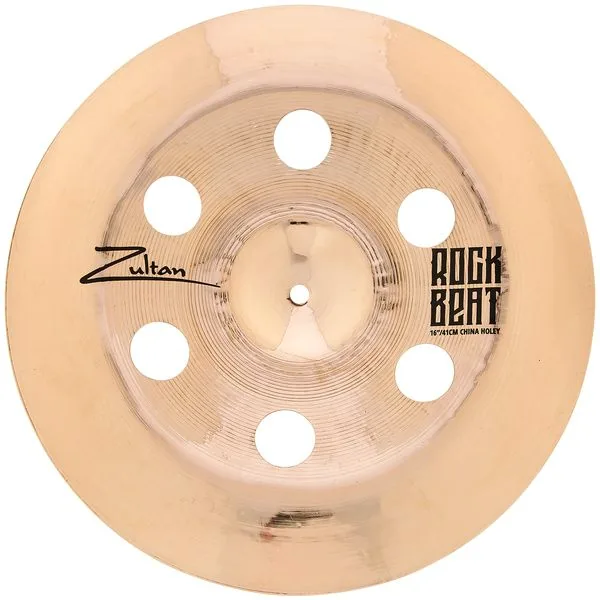 Zultan 16" Rock Beat China Holey detail 2