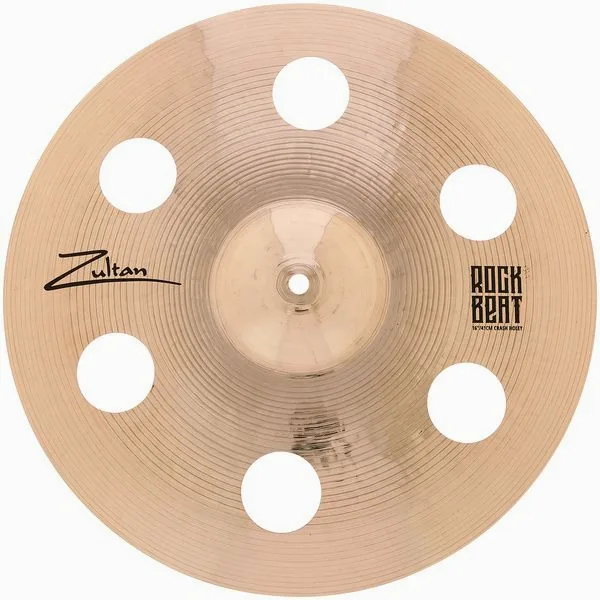 Zultan 16" Rock Beat Crash Holey detail 2