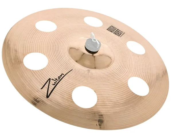 Zultan 16" Rock Beat Crash Holey vooraanzicht