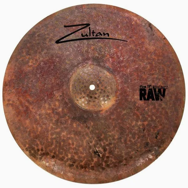 Zultan 18" Raw Jazz Ride detail 2