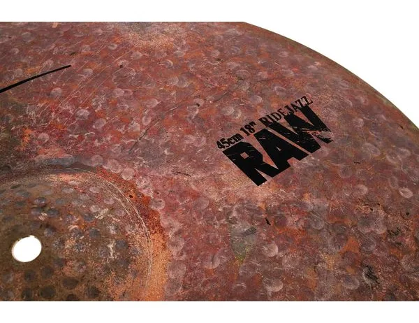 Zultan 18" Raw Jazz Ride detail 5