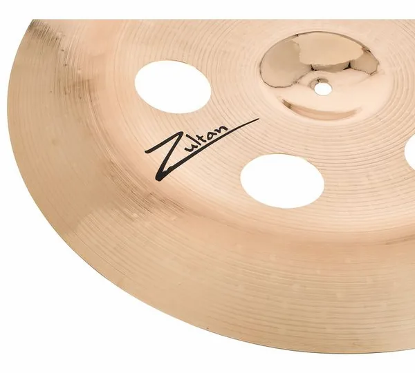 Zultan 18" Rock Beat China Holey detail 4