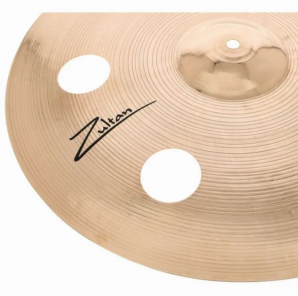 Zultan 18" Rock Beat Crash Holey detail 4