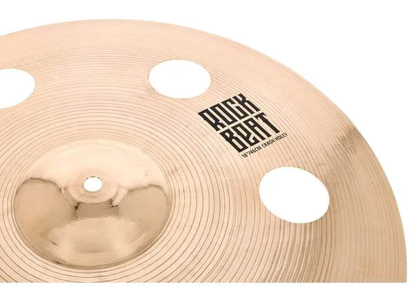 Zultan 18" Rock Beat Crash Holey detail 5