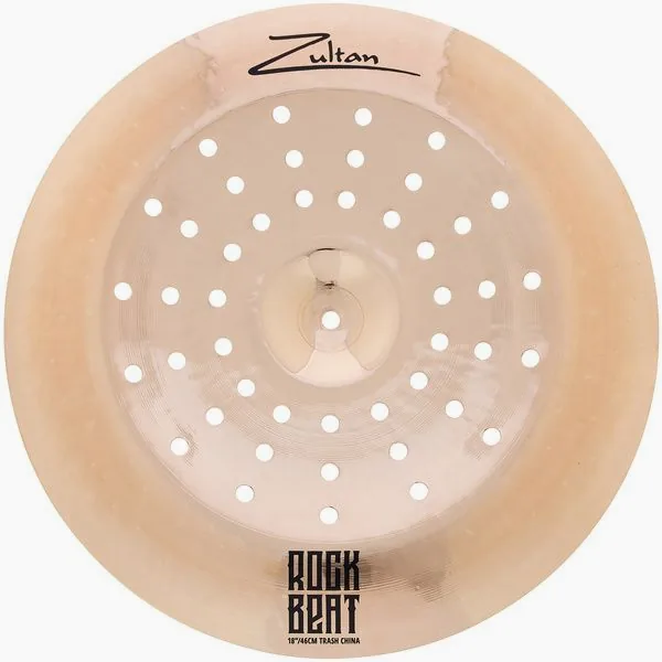 Zultan 18" Rock Beat Trash China detail 2
