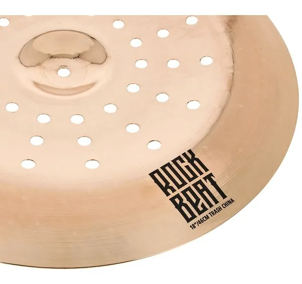 Zultan 18" Rock Beat Trash China detail 5