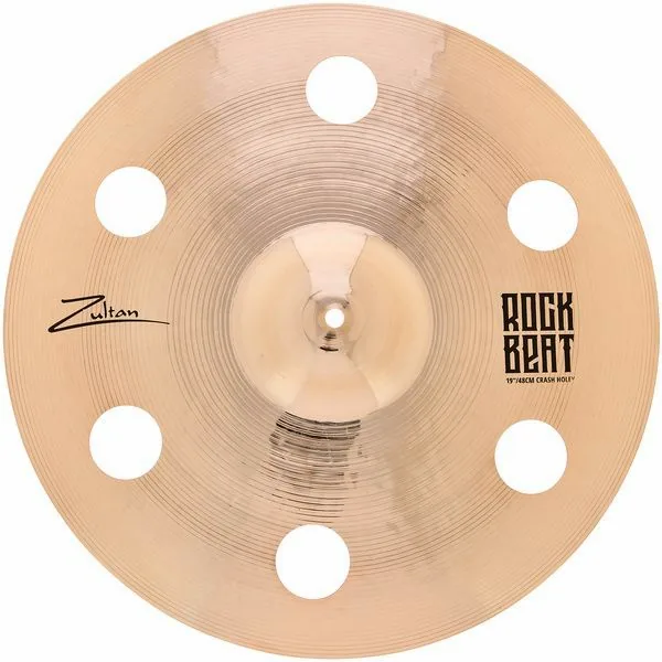 Zultan 19" Rock Beat Crash Holey detail 2