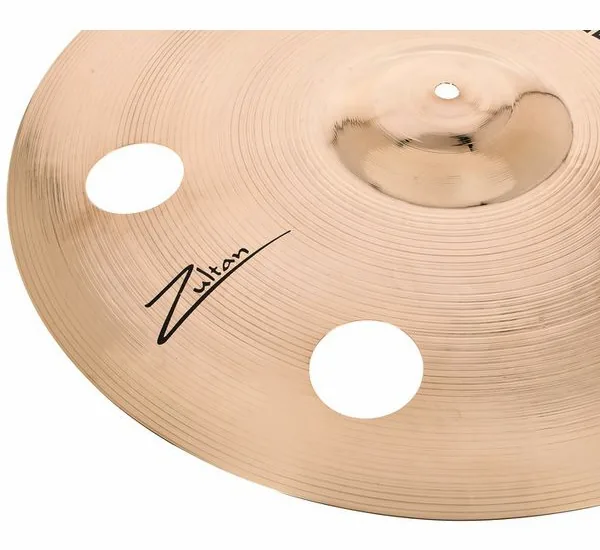 Zultan 19" Rock Beat Crash Holey detail 4