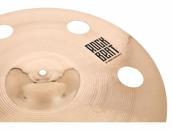 Zultan 19" Rock Beat Crash Holey detail 5
