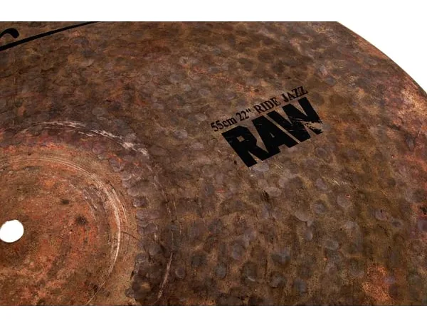 Zultan 22" Raw Jazz Ride detail 5