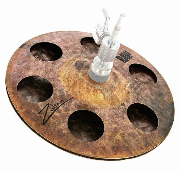 Zultan 8" Raw Mini Hi-Hat vooraanzicht